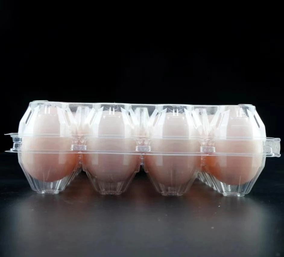 custom plastic 24 holes blister chicken egg tray packaging wholesale eggs packaging boxes for sale