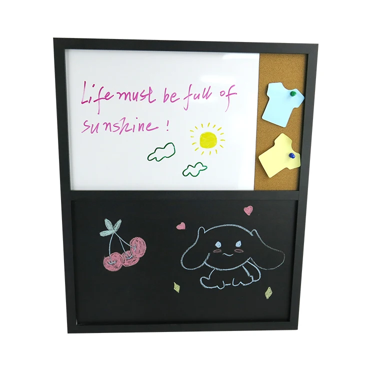 Dry Erase Magnetic Whiteboard,  For Wall, Wall Mount White Board Calendar For Home or Office Decor  For To Do Lists wooden Frame