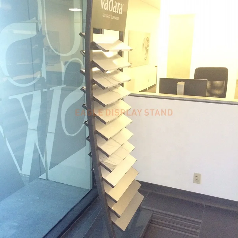 2020 Xiamen stone fair display rack waterfall tile granite sample display