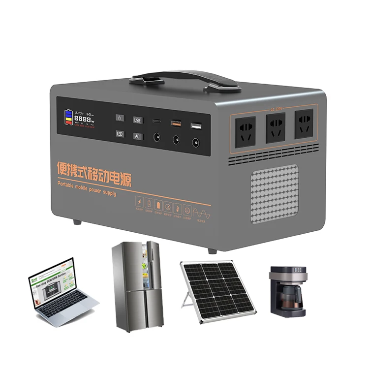 New Product Lifepo4 Emergency Outdoor Lighting Camping solar backup Battery 1000w Portable Power Stations For Home