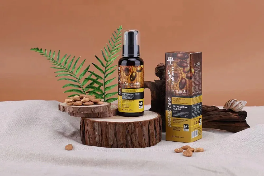 In Stock Hair Care Set  control anti dandruff organic argan oil hair shampoo and conditioner set