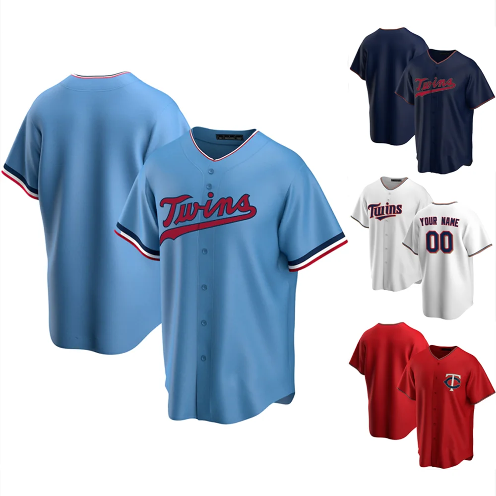 2022 New Best Quality Minnesota Twins Stitched Jerseys 4 Carlos Correa  22 Miguel Sano 34 Kirby Puckett Baseball Softball Shirts