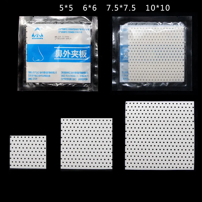 Postoperative Nasal Splint Plastic Composite Fixator Low Temperature Thermoplastic Plate
