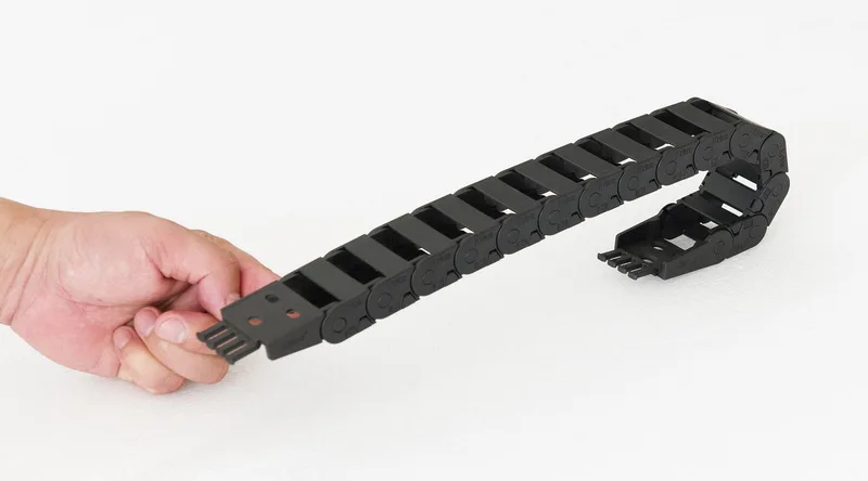 H18mm * W18-50mm Мини Размер Черный мост тип провода несущей Транспортировочная лента