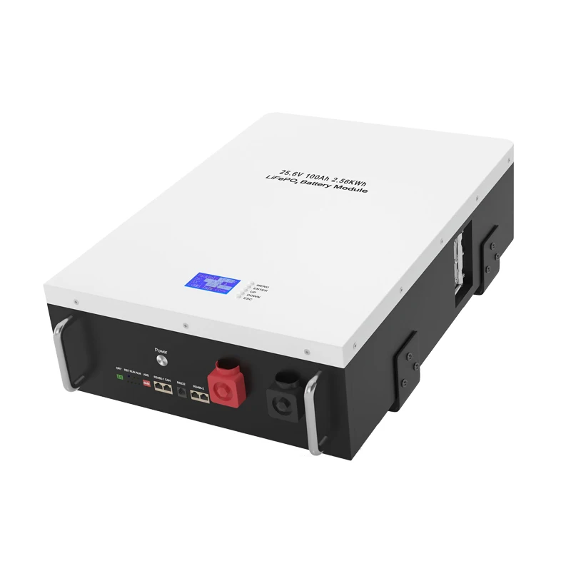 25.6V100AH Battery IP55 Waterproof Lithium Battery Lifepo4 Cells Lithium Ion For Solar Energy System