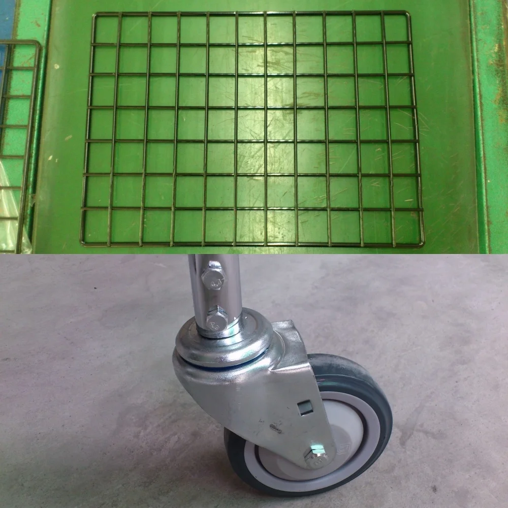 Сверхмощный дизайн большой емкости подвижный металлический теннисный мяч тележка для теннисных мячей корзина для теннисных мячей