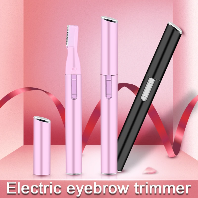 
Practical Electric Face Eyebrow Scissors Hair Trimmer Mini Portable Women Body Shaver Remover Blade Razor Epilator 