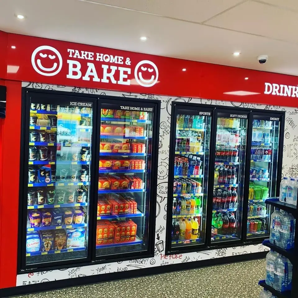 Transport freezer glass door walk in freezer glass door for grocery store