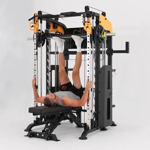 Manufacturer Sells Commercial Fitness Equipment Smith Multifunctional Fitness Power Rack Squat Rack