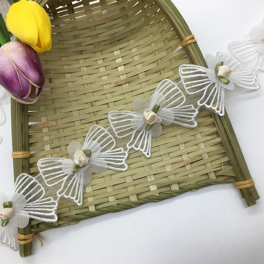 Hot Sale High quality new design cotton lace fabrics soluble lace trimming embroidered Lace