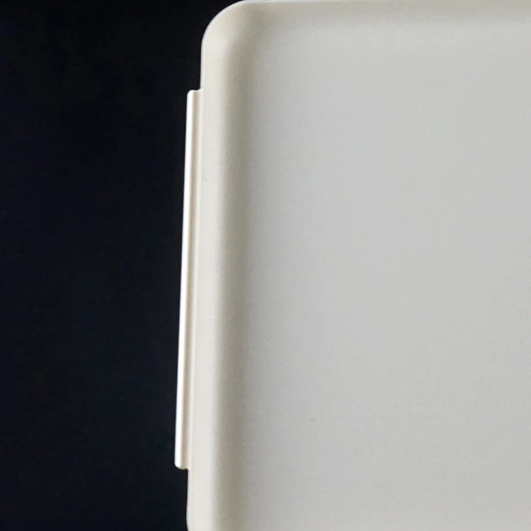 Inflight Rectangular Plastic ABS Atlas Non-Slip Serving Tray with Handles for Airline