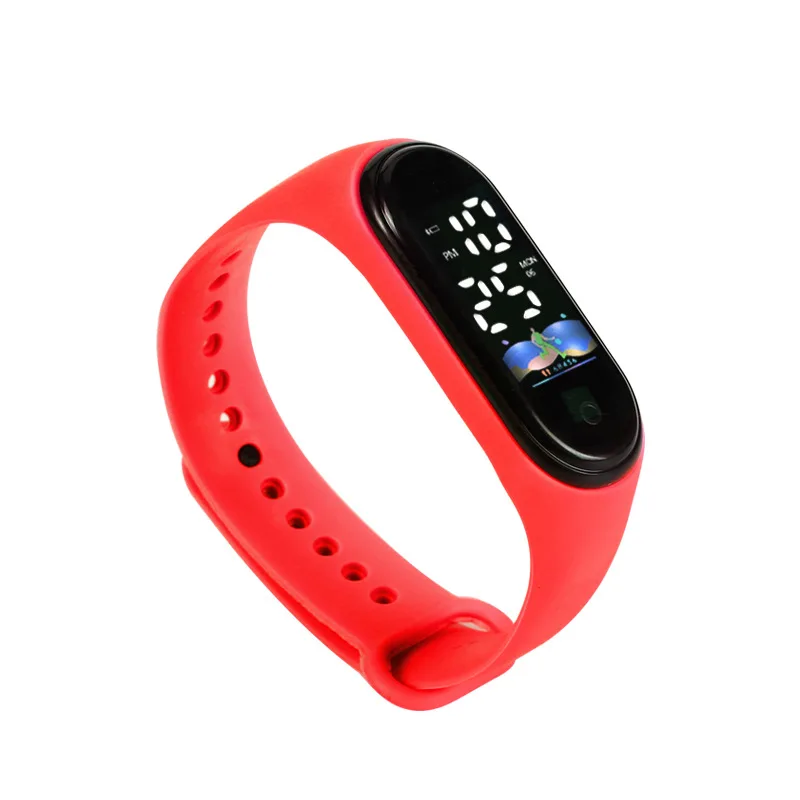 Good Price One Dollar M8 Touch Screen Led Sports Watch Reloj Electronic Waterproof Bracelet Men Digital Band