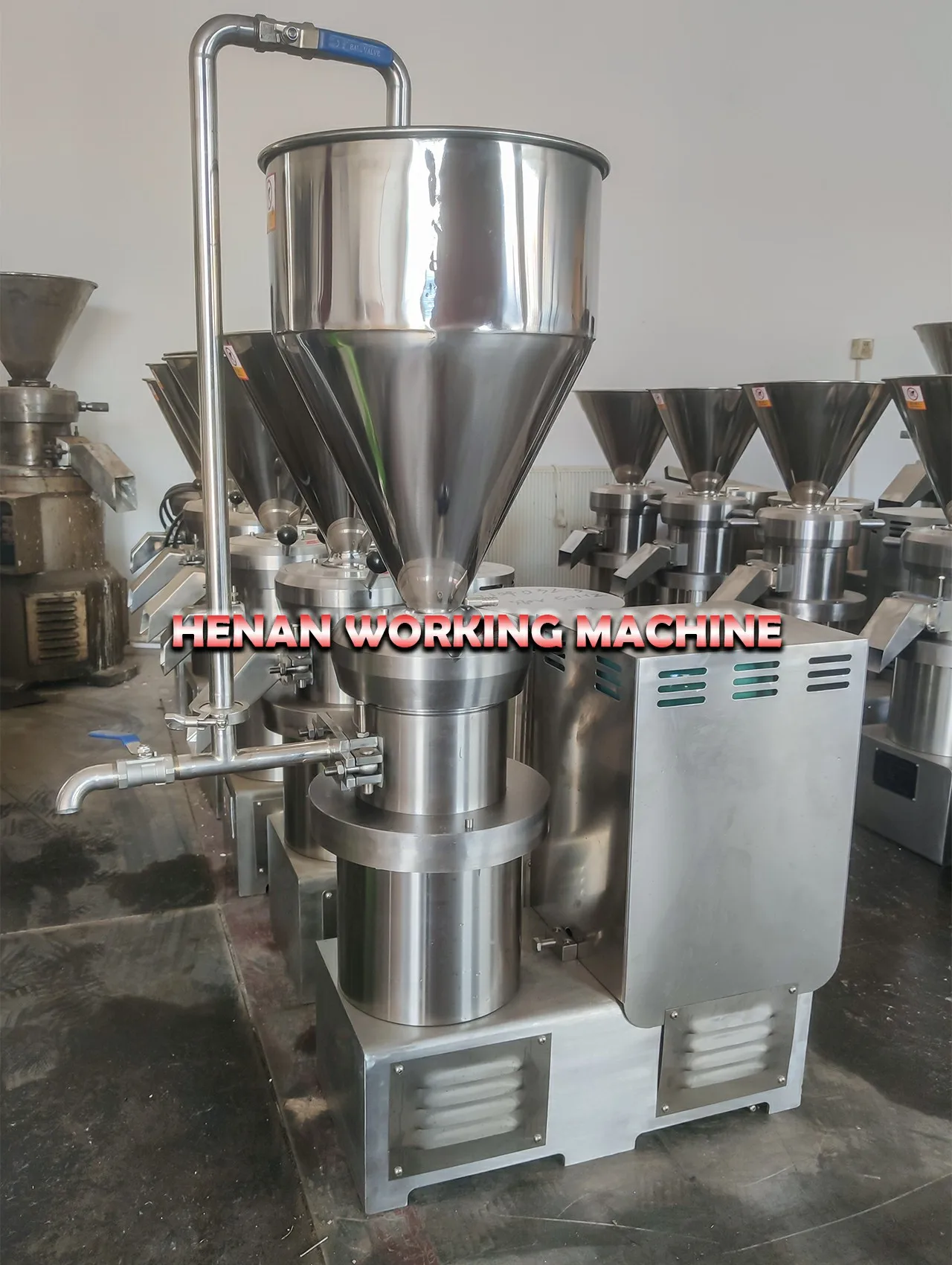 almond chickpea cocoa simsim groundnut paste chocolate making peanut grinding colloid mill chickpea paste making machine