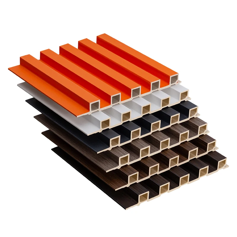 Eco-friendly wood-plastic composites indoor grille waterproof background interior decorative Wall Wpc panel