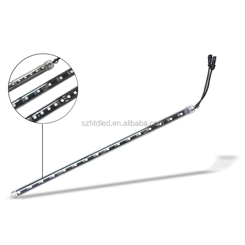 Christmas Outdoor Waterproof Dmx Digital Pixel Tube Rgb Led Light Bar 3d Meteor Shower Led Lights