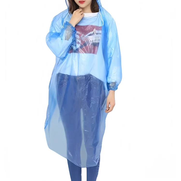 Wholesale Portable Outdoor Keychain Ball Pocket Disposable Rain Poncho Coat Raincoats For Men Women Adults Emergency Camping