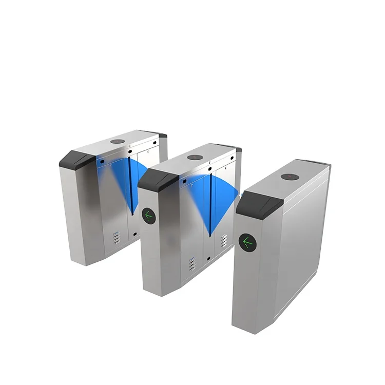 High security RFID  fingerprint flap electronic turnstile for toilet and swimming pool