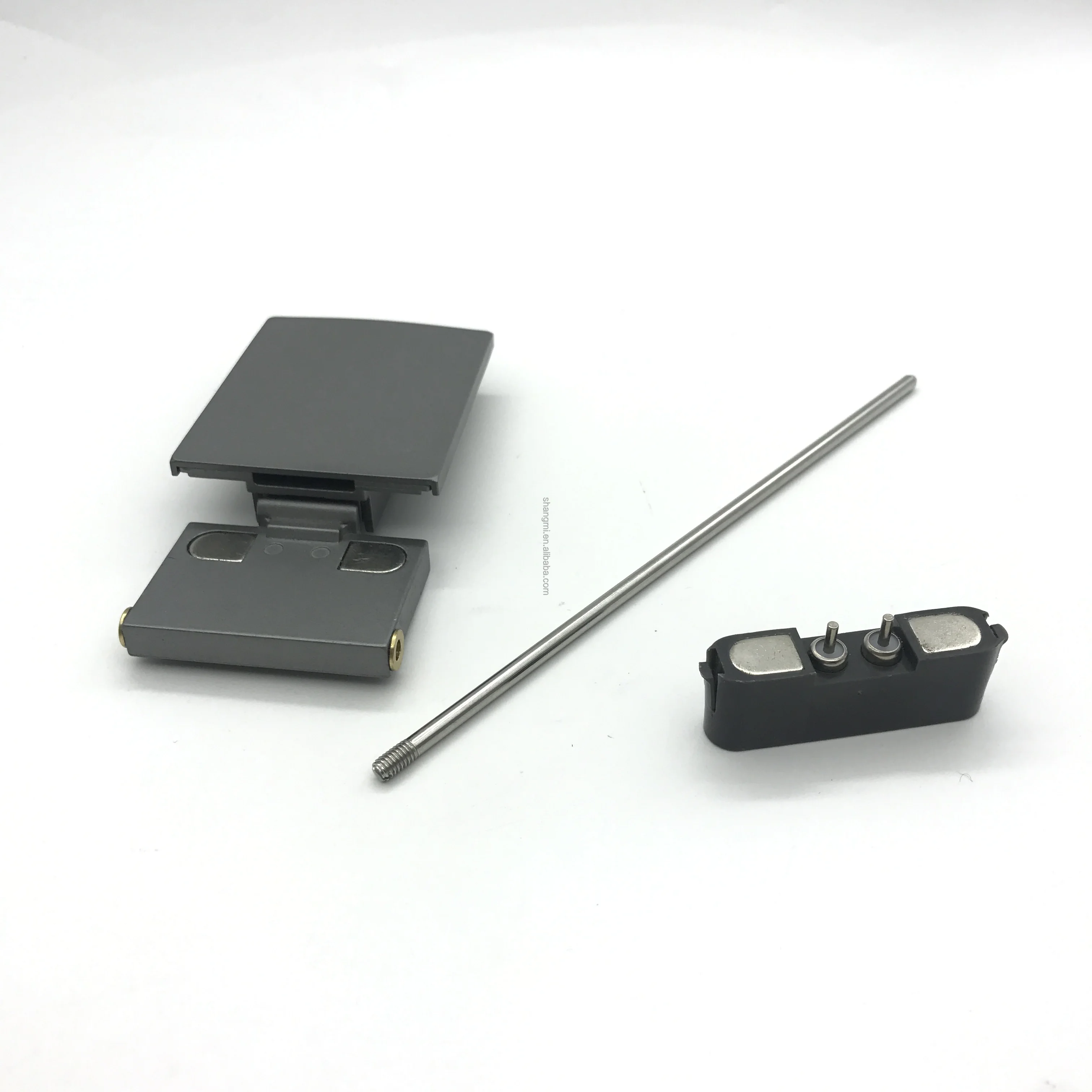 Factory Supply 50 KG Aluminum frame Pin hinges concealed Glass door hinge for Wardrobe