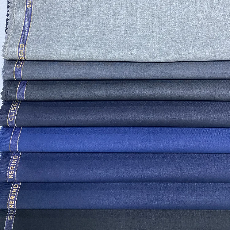 High Quality Wholesale TR Polyester Rayon Blend Mens Suiting Fabric