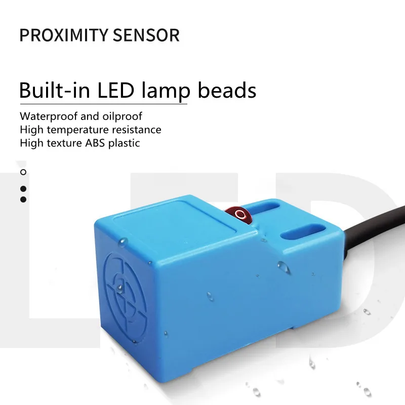 Leraun Square Proximity Switch Sensor For Standard Sensing Object Iron Photoelectric Capacitive Proximity Sensor