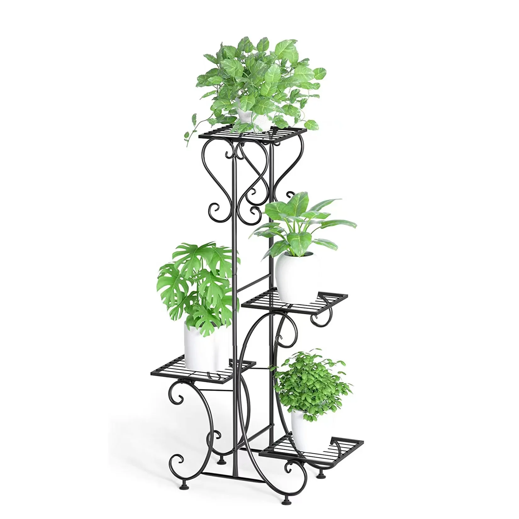 Multi-tier Flower Display Stand Living Room Balcony Garden Flower Decor Pot Stand Rack for Wedding