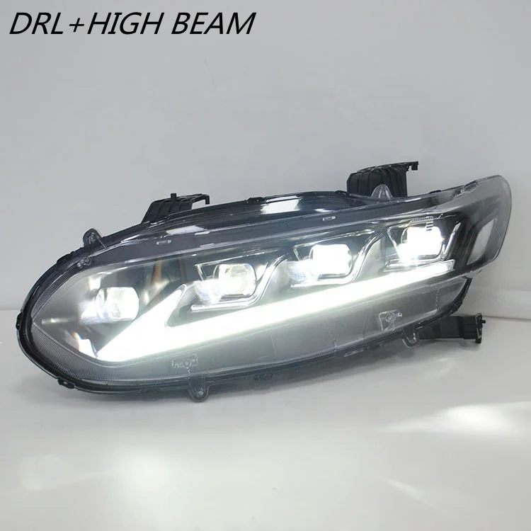HCmotion Factory manufacturer 10th Gen front Lamp X Sedan 2018 2019 2020 2021 Full LED 4 Lens Headlights For Honda Accord