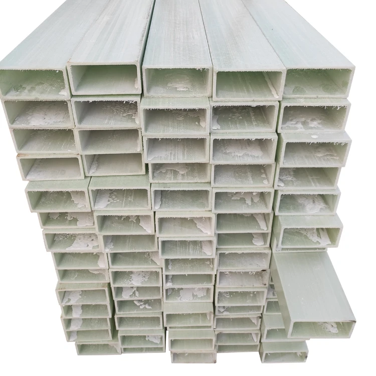 Anti-corrosion Reinforced fiberglass frp pultrusion square pipe