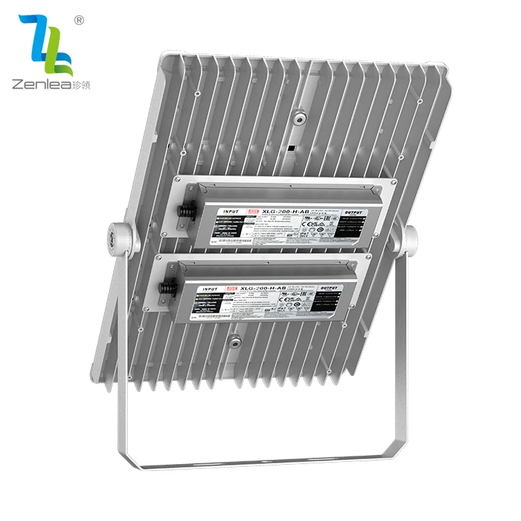 High Lumens Street Stadium Tunnel Lighting Outdoor Ip65 Waterproof Aluminum 200w 300w 400w Led High Mast Light