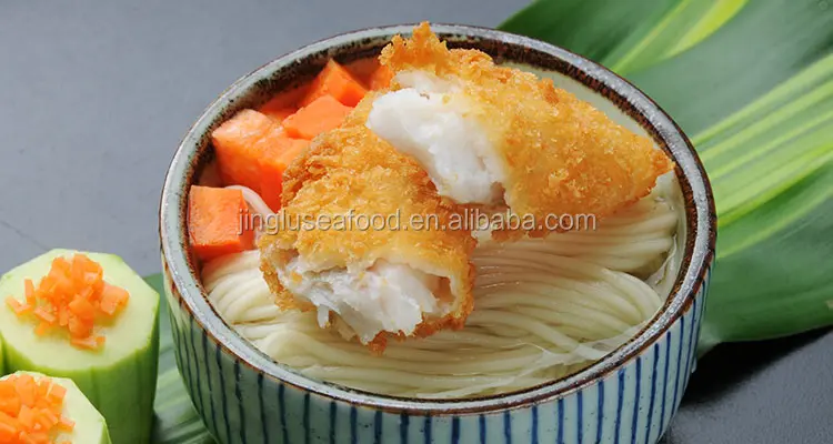 Huiyang Good price frozen prefried battered pollack fish fillet 40g50g60g