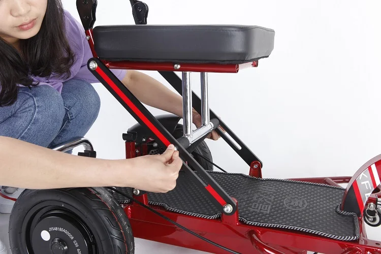 Light Foldable Mobility Scooter 3 Wheel Electric Tricycle Fit In The Trunk Of Any Car