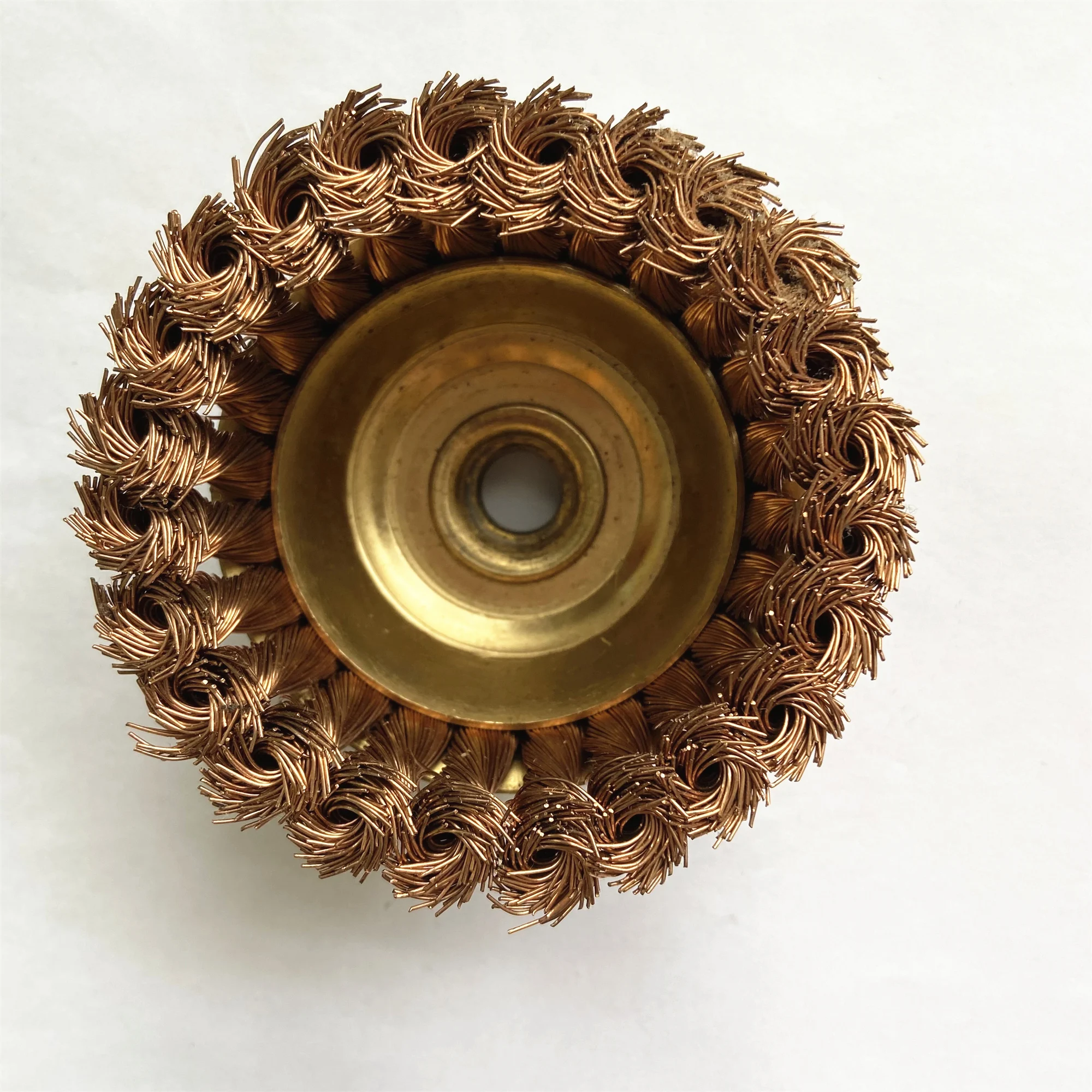 non sparking tools phosphor copper alloy knot wire cup brush