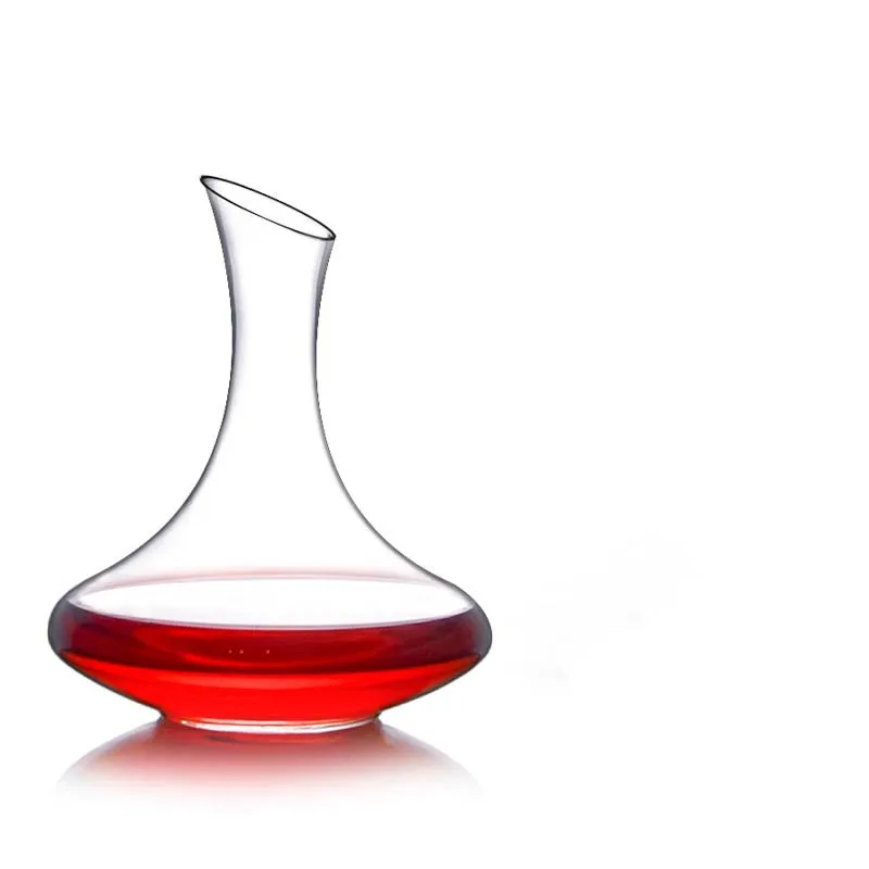 Premium Crystal Glass Red Wine Decanter Aerator Hand Blown Luxury High Quality Carafe with Gift Box Wine Gift Set