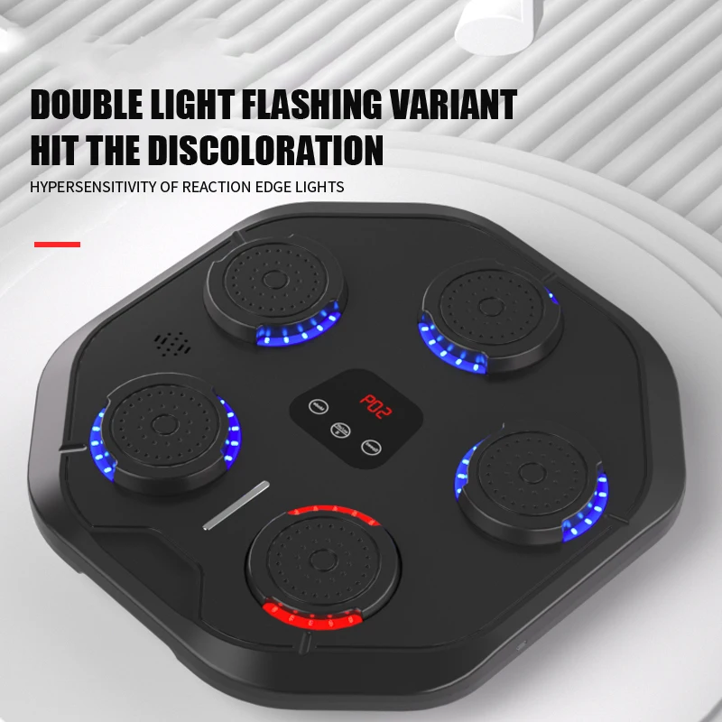 Newest Upgrade Smart Music Boxing Target Machine Focus Agility Training Digital Wall Punching Pads Kick Boxing Target