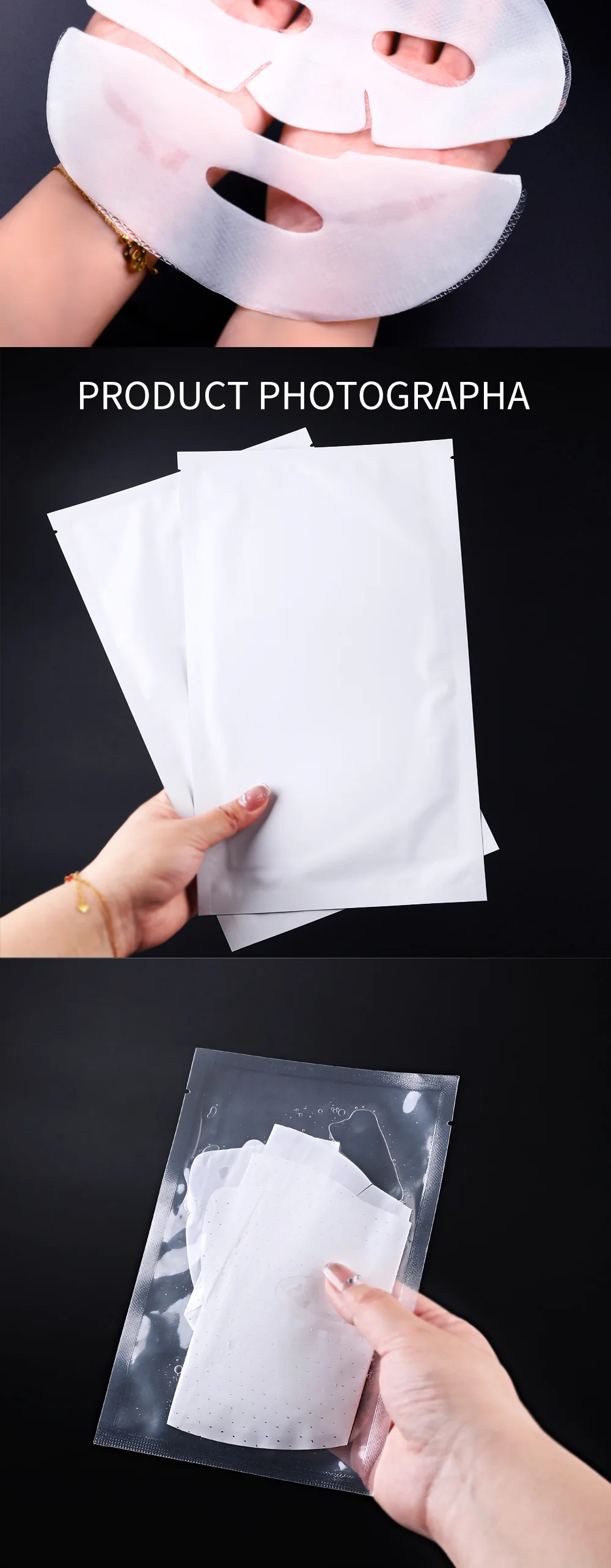 Private Label Custom Logo 30g Hydro Gel Bio Collagen Face Mask Sheet Hydrogel Facial Mask Patch Sheet Hyaluronic Acid Hydrating