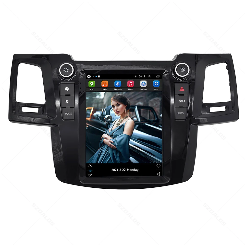 9.7inch 2+32G Car Radio For Toyota Fortuner Hilux 2007 2008 2012 2014 2015 Bt Handsfree Android Car Radio