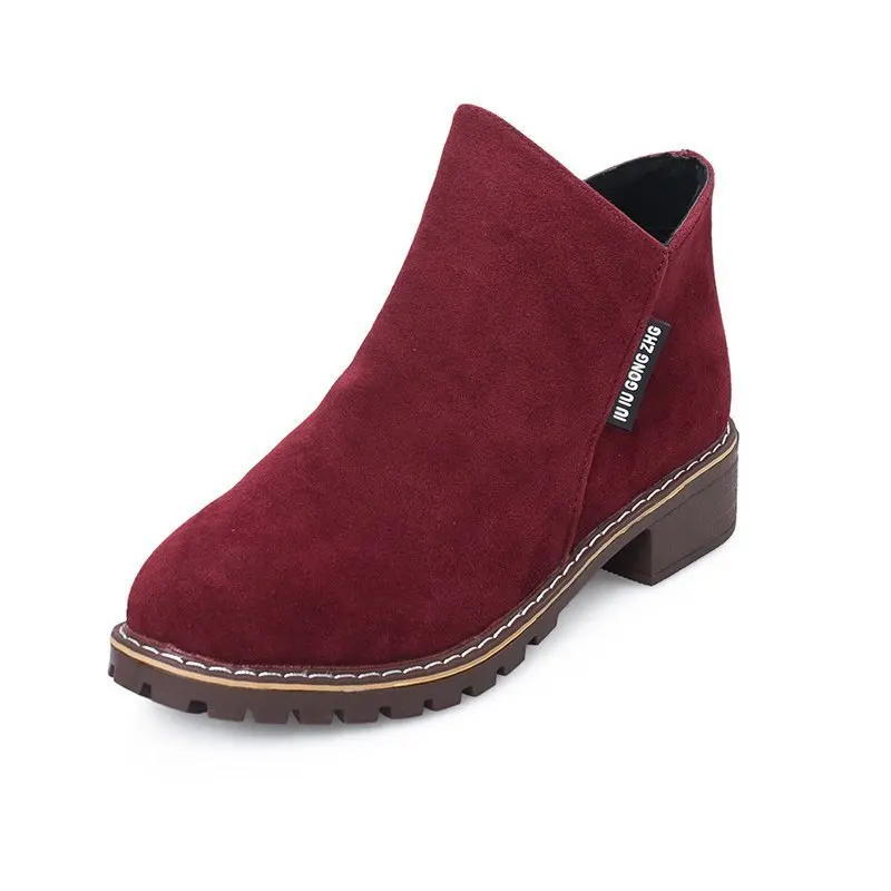 Wholesale winter ankle boots for women ladies boots latest short boot flats