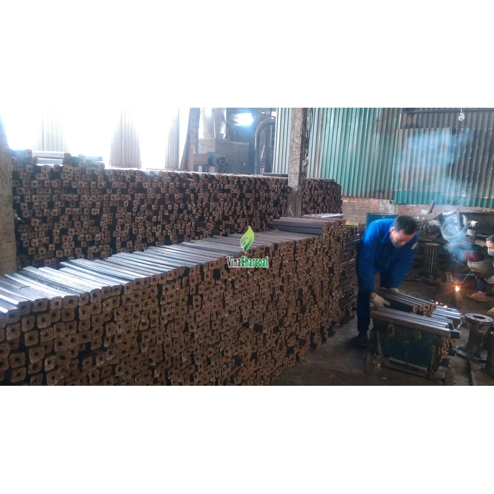 Bamboo Briquette Charcoal/ Wooden Sawdust Charcoal Briquette No Smoke