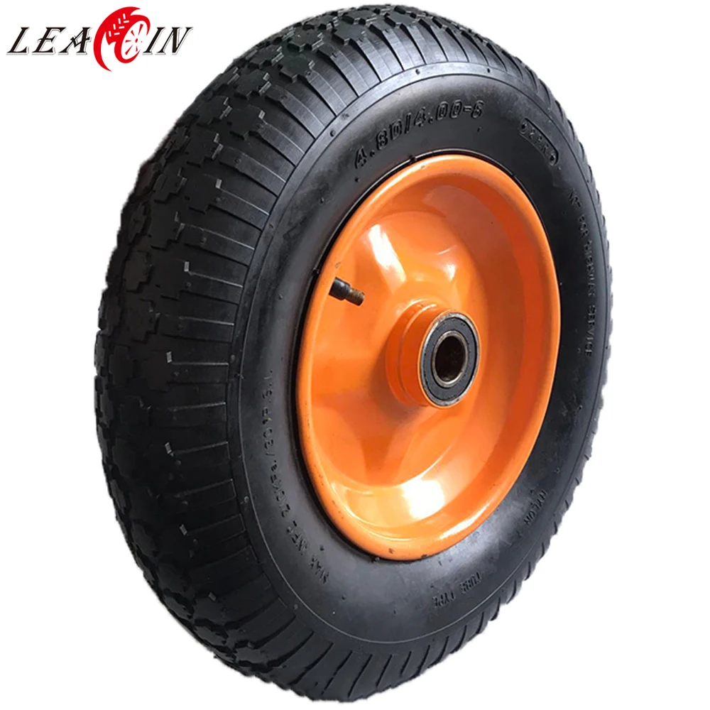 Cheap Wholesale Small Pneumatic Rubber Tire Wheel Barrow Wheel 16 inch 4.00-8