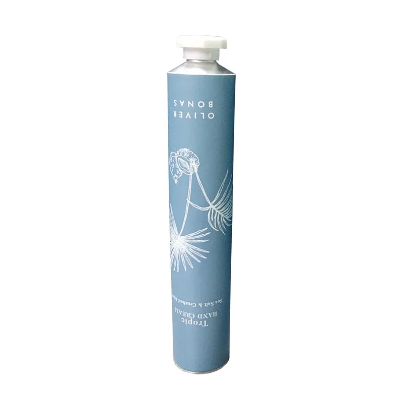 
10g 15g 30g Lip Balm Container Pure Aluminium Soft Tubes Recyclable Package Oil Wax Collapsible Cosmetics Tube 