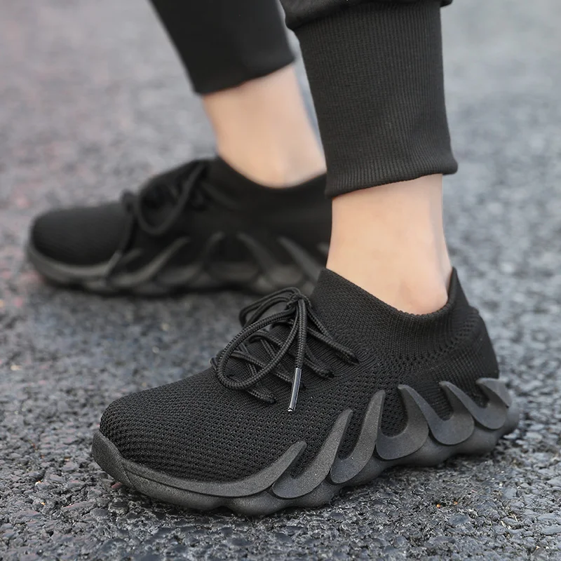 Новые модели детских обуви из ПВХ для бега на открытом воздухе, дышащая Повседневная модная прогулочная обувь