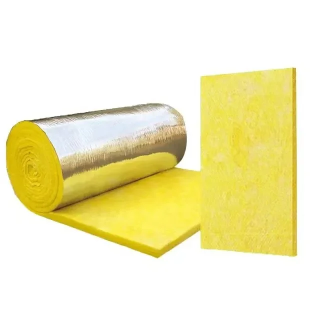 Fiberglass insulation blanket glasswool roll fiber glass wool with aluminium foil