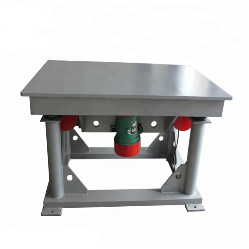 High effective cement vibro table concrete automatic shaking table for paving brick