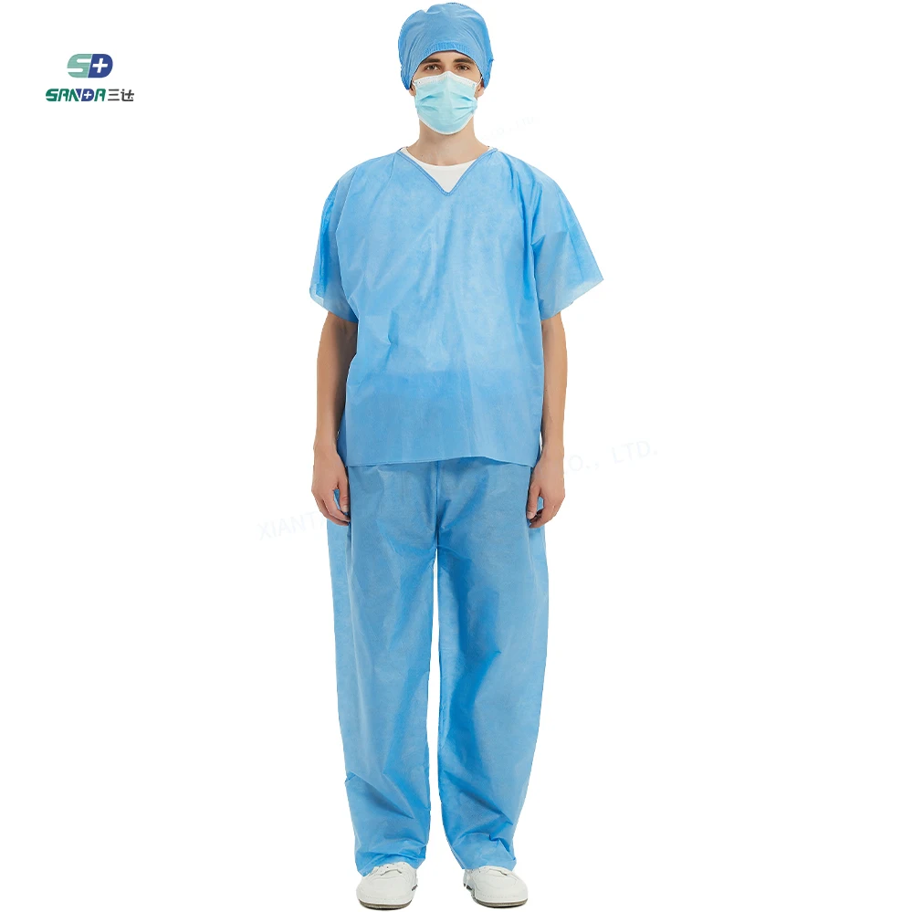 Factory Polyester Medical Suit Uniform Scrubs Medical Unisex Scrub Suit Uniforms for doctors and nurses