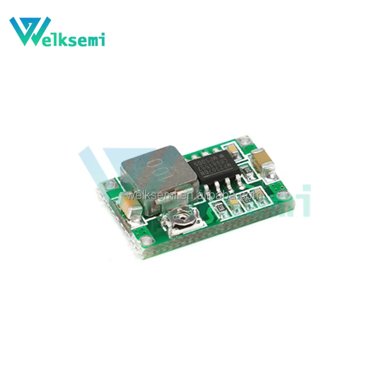 welksemi 10pcs Mini 360 RC Airplane Module DC-DC Buck Converter Step Down Buck Module 4.75V-23V to 1V-17V 17x11x3.8mm Mini360 Ne