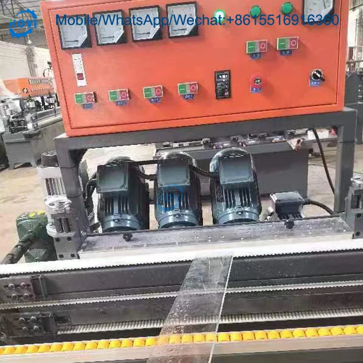 Stand 8 motor edge glass double edger grinding beveling machine glass mirror edge chamfering beveling polishing machine