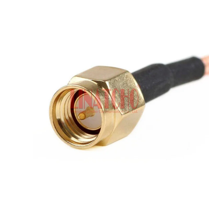 50cm BNC Male to SMA Male Connector RG316 Pigtail Cable