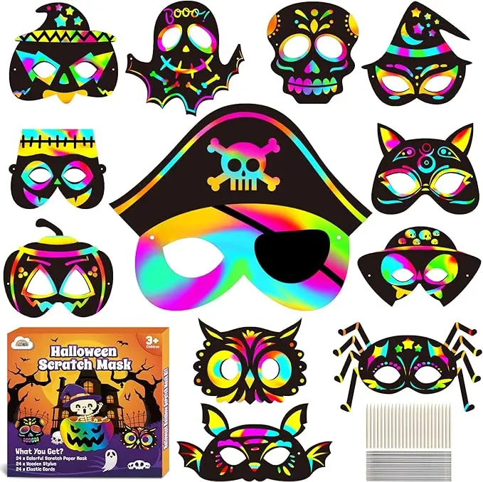 Scratch Art Paper Set Magic Scratch Off Paper Art Craft for Boys & Girls scratch art for kids