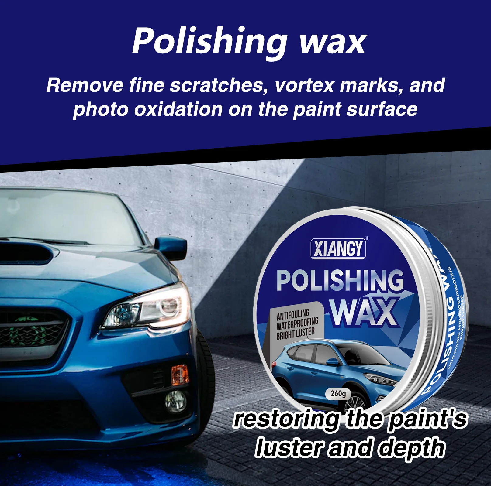 Car Polishing Compound Machine Polish Scratch Detailing Vehicle Polish Chemical Car Shine Wax