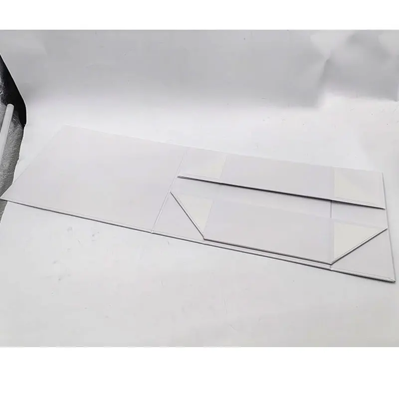 RTS Printed Packaging Boxes Cardboard Rigid White Paper Box Foldable Magnetic Closure Gift Packaging Box