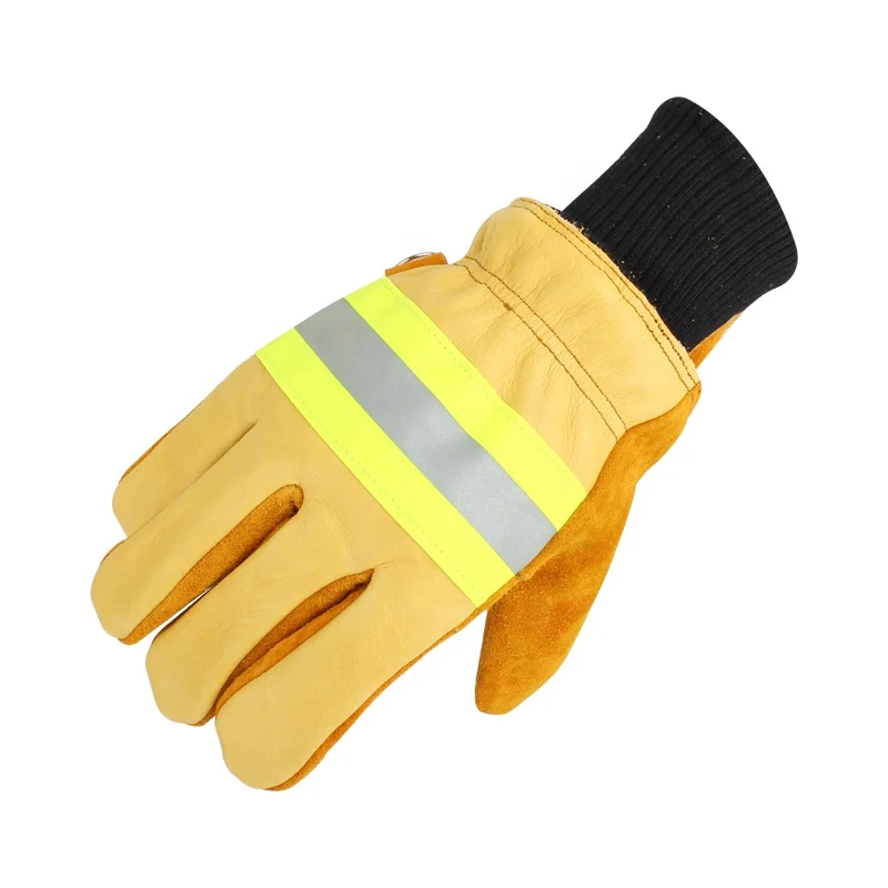 JJXF brand fire fighting equipment supplier firefighting gloves waterproof
